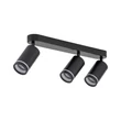 TK Lighting JET mennyezet lámpa fém, fekete, GU10 - TK-6914