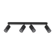 TK Lighting JET mennyezet lámpa fém, fekete, GU10 - TK-6916