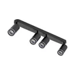 TK Lighting JET mennyezet lámpa fém, fekete, GU10 - TK-6916