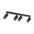 TK Lighting JET mennyezet lámpa fém, fekete, GU10 - TK-6916