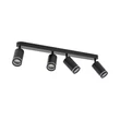 TK Lighting JET mennyezet lámpa fém, fekete, GU10 - TK-6916