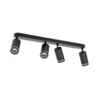TK Lighting JET mennyezet lámpa fém, fekete, GU10 - TK-6916
