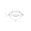 TK Lighting JET beépíthető spotlámpa fém, fehér, GU10 - TK-6920