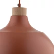 TK Lighting CAP függeszték fém, téglaszín, E27 - TK-6927
