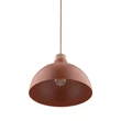 TK Lighting CAP függeszték fém, téglaszín, E27 - TK-6927