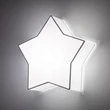 TK Lighting STAR fali lámpa fém, műanyag, szövet, fehér, E27 - TK-6972