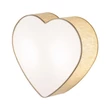 TK Lighting HEART fali lámpa fém, műanyag, szövet, bézs, E27 - TK-757