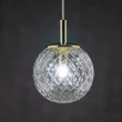 TK Lighting CADIX függeszték fém, üveg, arany, áttetsző, G9 - TK-759