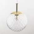TK Lighting CADIX függeszték fém, üveg, arany, áttetsző, G9 - TK-759