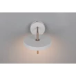 Trio KEATON fali lámpa fém, műanyag, szürke, fehér, LED, 10W, 2300-3000-4000K, 1200Lm - 240270176