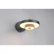 Trio KEATON fali lámpa fém, műanyag, fekete, arany, fehér, LED, 10W, 2300-3000-4000K, 1200Lm - 240270180