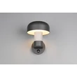 Trio FRASER kültéri fali lámpa fém, beton, antracit, E27, IP54 - 262569178