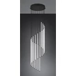 Trio BAXTER  függeszték fém, fekete, LED, 70W, 2300-3000-4000K, 8300Lm - 330632032