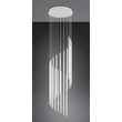 Trio BAXTER  függeszték fém, szürke, LED, 70W, 2300-3000-4000K, 8300Lm - 330632076