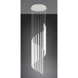 Trio BAXTER  függeszték fém, szürke, LED, 70W, 2300-3000-4000K, 8300Lm - 330632076