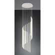 Trio BAXTER  függeszték fém, szürke, LED, 70W, 2300-3000-4000K, 8300Lm - 330632076