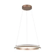 Trio AMADOR függeszték fém, barna, fehér, LED, 34W, 2300-3000-4000K, 4000Lm - 331010165