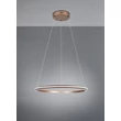 Trio AMADOR függeszték fém, barna, fehér, LED, 48W, 2300-3000-4000K, 5800Lm - 331019165
