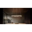 Trio AMADOR függeszték fém, barna, fehér, LED, 48W, 2300-3000-4000K, 5800Lm - 331019165