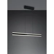 Trio ARCOLA függeszték fém, akril, fekete, fehér, LED, 35W, 2300-3000-4000K, 4100Lm - 331210132