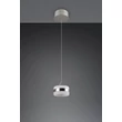 Trio DIOS függeszték fém, akril, nikkel , fehér, LED, 8W, 2300-3000-4000K, 800Lm - 331410107