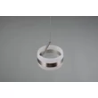 Trio DIOS függeszték fém, akril, nikkel , fehér, LED, 8W, 2300-3000-4000K, 800Lm - 331410107