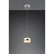 Trio DIOS függeszték fém, akril, nikkel , fehér, LED, 8W, 2300-3000-4000K, 800Lm - 331410107