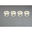 Trio DIOS függeszték fém, akril, nikkel , fehér, LED, 32W, 2300-3000-4000K, 3200Lm - 331410407