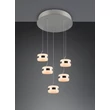 Trio DIOS függeszték fém, akril, nikkel , fehér, LED, 40W, 2300-3000-4000K, 4000Lm - 331430507