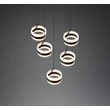 Trio DIOS függeszték fém, akril, fekete , fehér, LED, 40W, 2300-3000-4000K, 4000Lm - 331430532