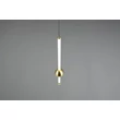 Trio MELITA függeszték fém, akril, sárgaréz, fehér, LED, 6W, 2300-3000-4000K, 600Lm - 331510108