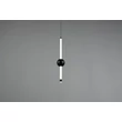Trio MELITA függeszték fém, akril, fekete, fehér, LED, 6W, 2300-3000-4000K, 600Lm - 331510132