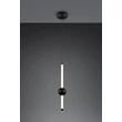 Trio MELITA függeszték fém, akril, fekete, fehér, LED, 6W, 2300-3000-4000K, 600Lm - 331510132