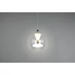 Trio FLYNT függeszték fém, üveg, fehér, áttetsző, LED, 11W, 2300-3000-4000K, 1150Lm - 331610106
