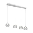 Trio FLYNT függeszték fém, üveg, fehér, áttetsző, LED, 32W, 2300-3000-4000K, 3520Lm - 331610406