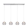 Trio FLYNT függeszték fém, üveg, fehér, áttetsző, LED, 32W, 2300-3000-4000K, 3520Lm - 331610406