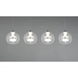 Trio FLYNT függeszték fém, üveg, fehér, áttetsző, LED, 32W, 2300-3000-4000K, 3520Lm - 331610406