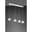 Trio FLYNT függeszték fém, üveg, fehér, áttetsző, LED, 32W, 2300-3000-4000K, 3520Lm - 331610406