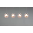 Trio FLYNT függeszték fém, üveg, fehér, áttetsző, LED, 32W, 2300-3000-4000K, 3520Lm - 331610406
