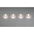 Trio FLYNT függeszték fém, üveg, fehér, áttetsző, LED, 32W, 2300-3000-4000K, 3520Lm - 331610406