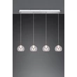 Trio FLYNT függeszték fém, üveg, fehér, áttetsző, LED, 32W, 2300-3000-4000K, 3520Lm - 331610406
