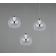 Trio FLYNT függeszték fém, üveg, fehér, áttetsző, LED, 24W, 2300-3000-4000K, 2640Lm - 331630306