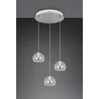 Trio FLYNT függeszték fém, üveg, fehér, áttetsző, LED, 24W, 2300-3000-4000K, 2640Lm - 331630306