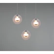 Trio FLYNT függeszték fém, üveg, fehér, áttetsző, LED, 24W, 2300-3000-4000K, 2640Lm - 331630306
