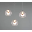 Trio FLYNT függeszték fém, üveg, fehér, áttetsző, LED, 24W, 2300-3000-4000K, 2640Lm - 331630306