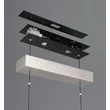 Trio DONEGAL függeszték fém, nikkel, LED, 40W, 2700-6500K, 4650Lm - 333310207