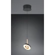 Trio GUANO függeszték fém, akril, barna, fekete, fehér, LED, 8W, 2300-3000-4000K, 850Lm - 334410165
