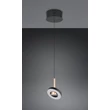 Trio GUANO függeszték fém, akril, barna, fekete, fehér, LED, 8W, 2300-3000-4000K, 850Lm - 334410165