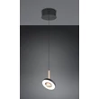Trio GUANO függeszték fém, akril, barna, fekete, fehér, LED, 8W, 2300-3000-4000K, 850Lm - 334410165