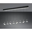 Trio GUANO függeszték fém, akril, nikkel, fekete, fehér, LED, 64W, 2300-3000-4000K, 6800Lm - 334410807